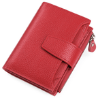 Genuine Leather RFID Wallet - Compact Bifold with Coin Pocket - Nalani - Fashion Clothing and Decor