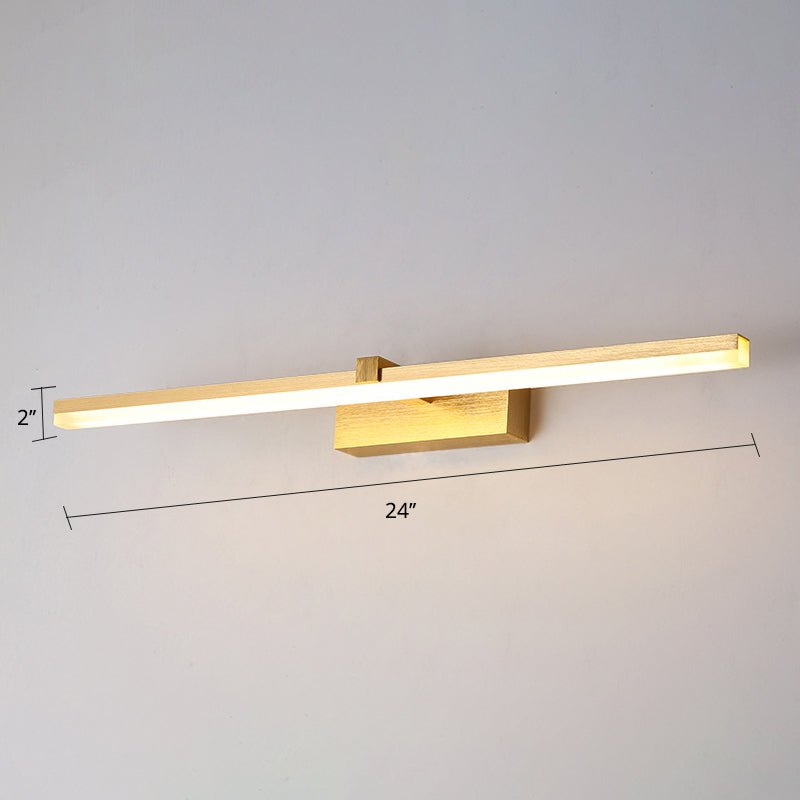 Gold Finish LED Vanity Light Fixture For Modern Bathroom - Nalani - UK Fashion Clothing and Decor