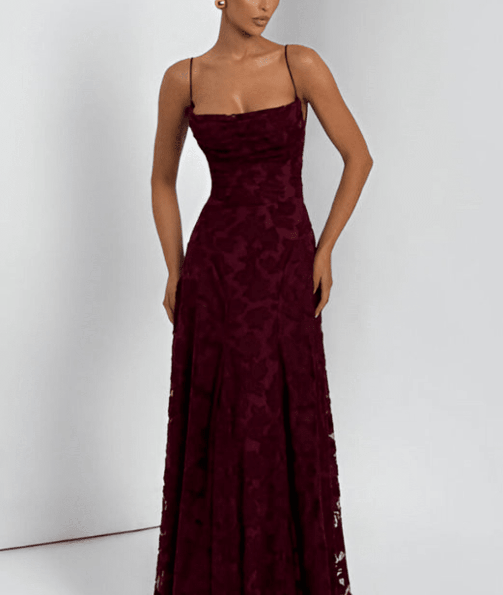 Helia – Floral Pattern Sleeveless Maxi Dress For Garden Parties - Nalani - Fashion Clothing and Decor