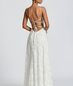 Helia – Floral Pattern Sleeveless Maxi Dress For Garden Parties - Nalani - Fashion Clothing and Decor
