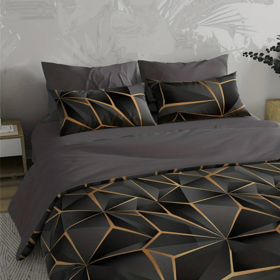 Hotel Inspired Duvet With Ultra Soft Microfiber Comfort - Nalani - UK Fashion Clothing and Decor
