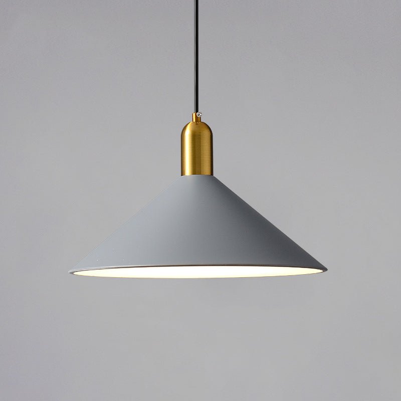 Industrial Metal Conical Drop Pendant Light for Dining Room - Nalani - UK Fashion Clothing and Decor