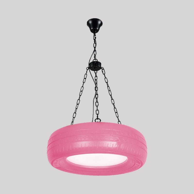 Industrial Rubber Car Tire Chandelier Hanging Light Bar - Nalani - UK Fashion Clothing and Decor