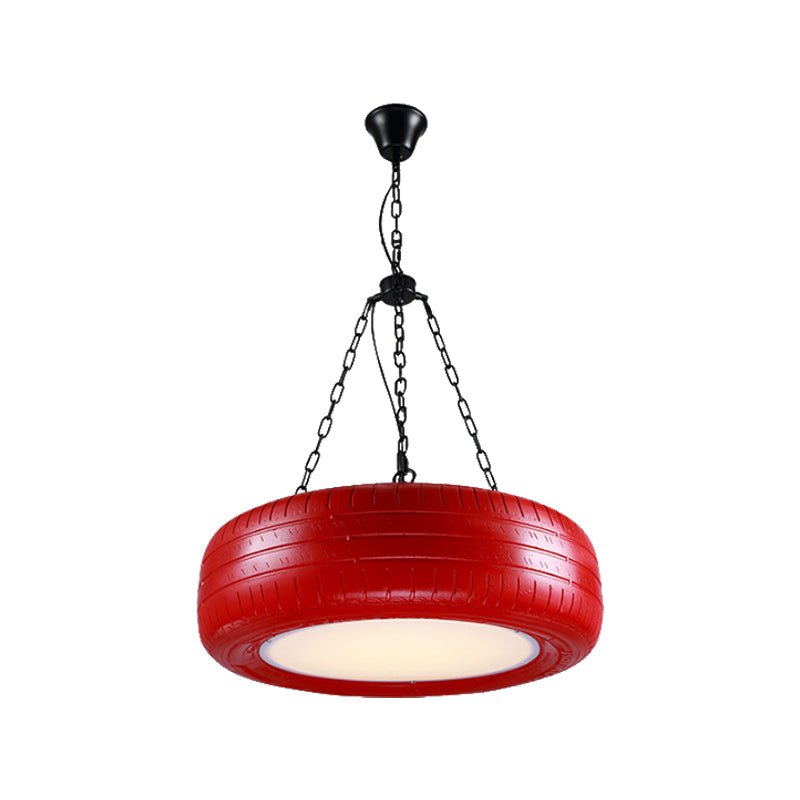 Industrial Rubber Car Tire Chandelier Hanging Light Bar - Nalani - UK Fashion Clothing and Decor
