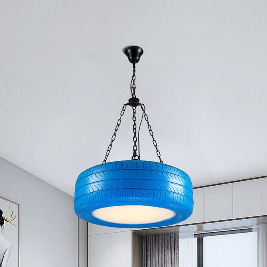 Industrial Rubber Tire Chandelier Hanging Light For Bar - Nalani - UK Fashion Clothing and Decor