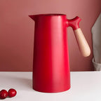 Insulated Carafe With Wood Handle Keeps Beverages Hot - Nalani - UK Fashion Clothing and Decor