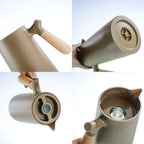 Insulated Carafe With Wood Handle Keeps Beverages Hot - Nalani - UK Fashion Clothing and Decor