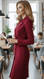 Isabelle | Tailored Blazer Midi Dress - Lumina For Office And Evening - Nalani - Fashion Clothing and Decor
