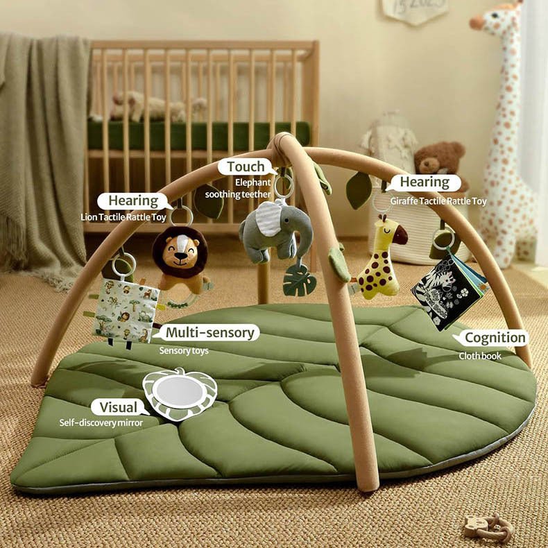 Jungle Educational Baby Play Mat Foldable Thick 2.5cm - Nalani - UK Fashion Clothing and Decor