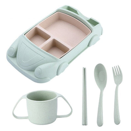 Kids Car Shaped Lunchbox With Multiple Food Compartments - Nalani - UK Fashion Clothing and Decor