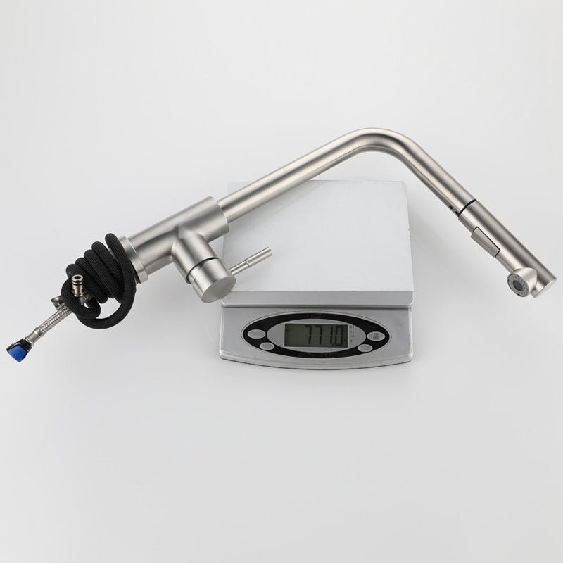 Kitchen Faucet With Rod Handle Hot And Cold Deck Mounted - Nalani - UK Fashion Clothing and Decor