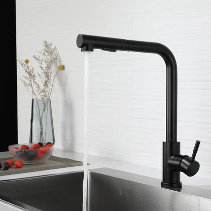 Kitchen Faucet With Rod Handle Hot And Cold Deck Mounted - Nalani - UK Fashion Clothing and Decor