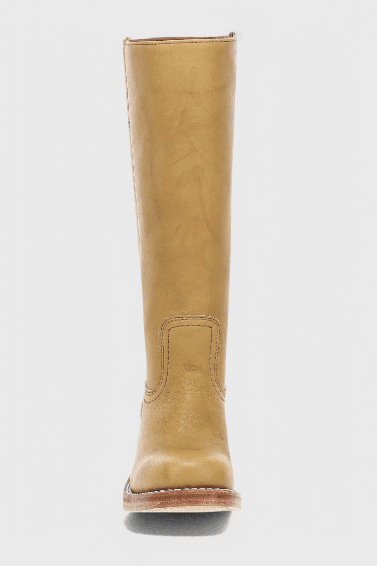 Knee High Boots With Stacked Heel And Round Toe For Women - Nalani - UK Fashion Clothing and Decor