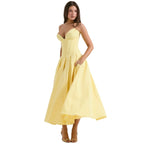 Laarni Dress With Sculpted Bodice And Boning And Voluminous Skirt - Nalani - Fashion Clothing and Decor
