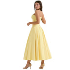 Laarni Dress With Sculpted Bodice And Boning And Voluminous Skirt - Nalani - Fashion Clothing and Decor