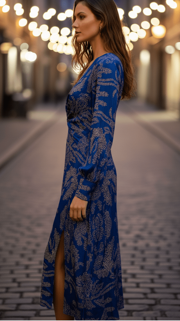 Lara - Elegant Dress With Timeless Silhouette For Evening Events - Nalani - Fashion Clothing and Decor