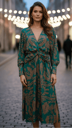 Lara - Elegant Dress With Timeless Silhouette For Evening Events - Nalani - Fashion Clothing and Decor