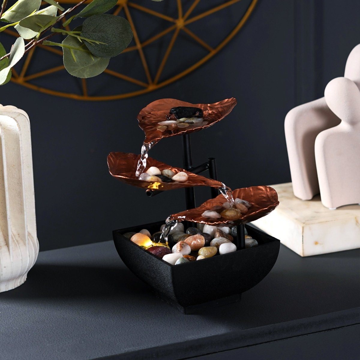 Leaf Fountain for Home and Garden Serenity Decor - Nalani - UK and AUS Fashion Clothing and Decor