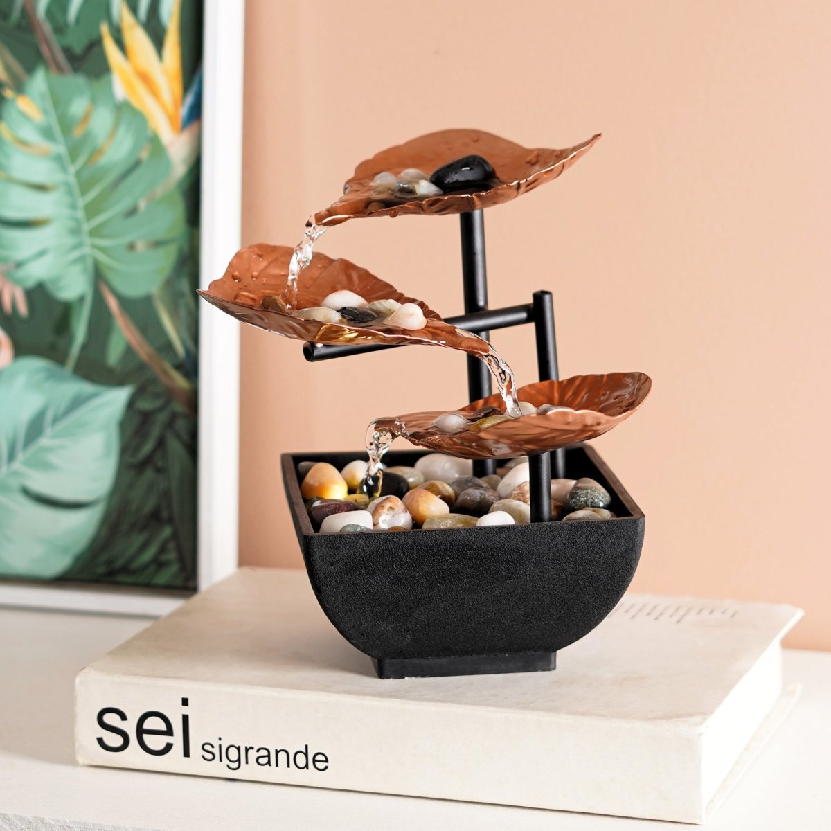 Leaf Fountain for Home and Garden Serenity Decor - Nalani - UK and AUS Fashion Clothing and Decor