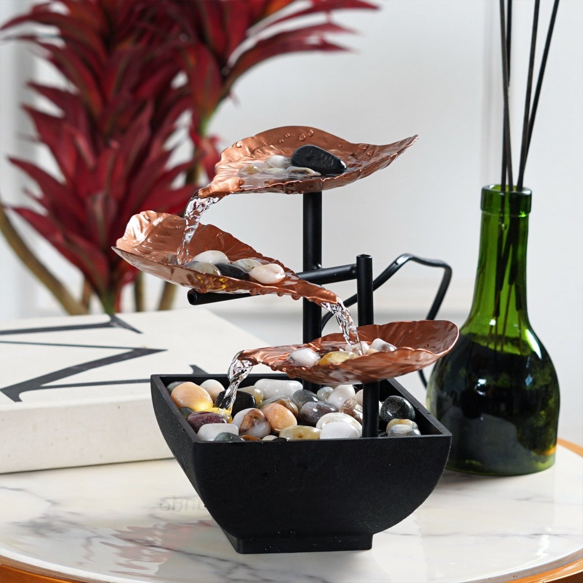Leaf Fountain for Home and Garden Serenity Decor - Nalani - UK and AUS Fashion Clothing and Decor