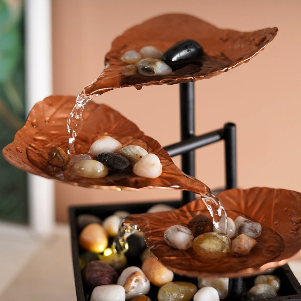 Leaf Fountain for Home and Garden Serenity Decor - Nalani - UK and AUS Fashion Clothing and Decor