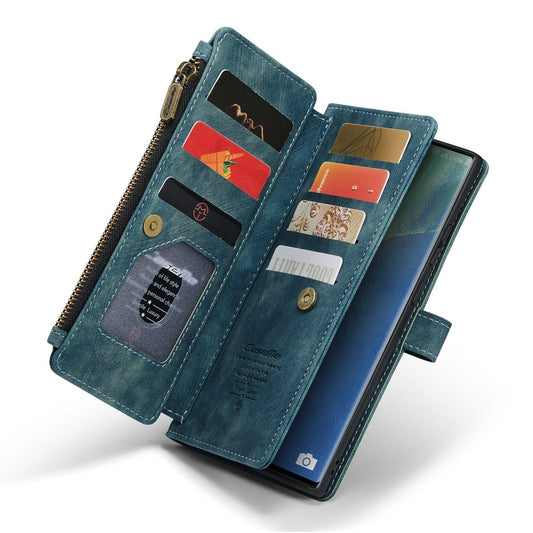 Leather Wallet Case With Zipper For Smartphones Card Slots - Nalani - UK Fashion Clothing and Decor