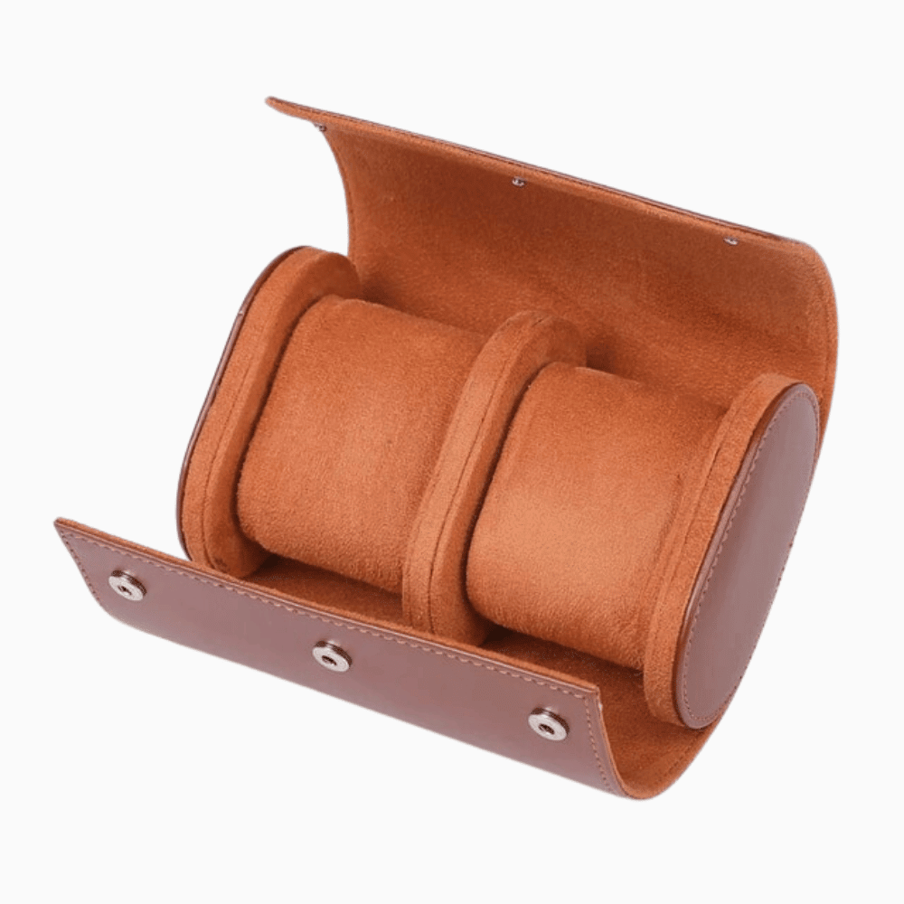 Leather Watch Case Organizer for Timepieces and Accessories - Nalani - UK Fashion Clothing and Decor