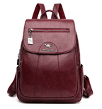 Leather Women Backpack Durable Elegant Daypack For Travel - Nalani - UK Fashion Clothing and Decor