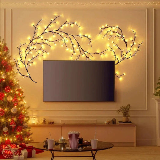 LED Tree Branch Lamp Solar Or USB Powered Vine Lights - Nalani - UK Fashion Clothing and Decor