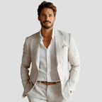 Lightweight Linen Summer Blazer For Elegant Warm Weather Looks - Nalani - UK Fashion Clothing and Decor
