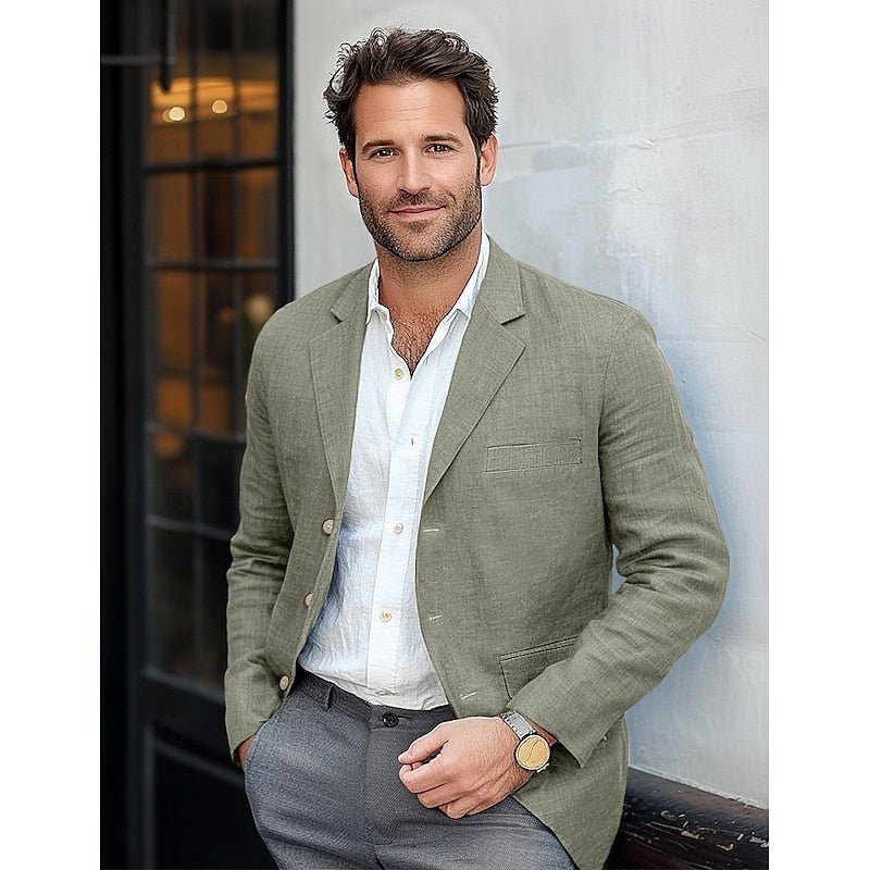 Lightweight Mens Blazer For Smart Casual All Season Wear - Nalani - UK Fashion Clothing and Decor