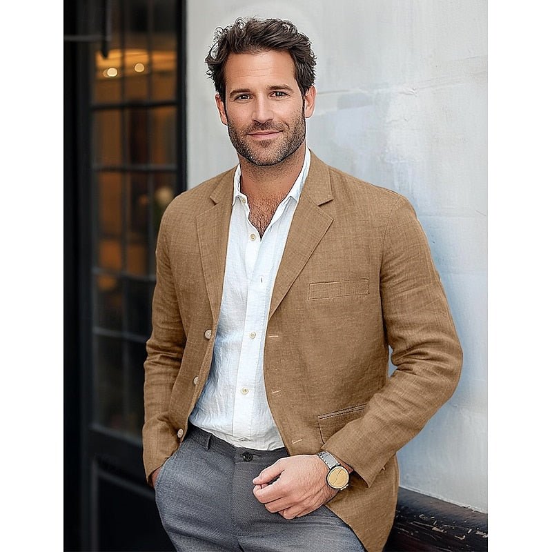 Lightweight Mens Blazer For Smart Casual All Season Wear - Nalani - UK Fashion Clothing and Decor