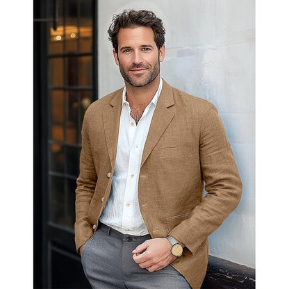 Lightweight Mens Blazer For Smart Casual All Season Wear - Nalani - UK Fashion Clothing and Decor