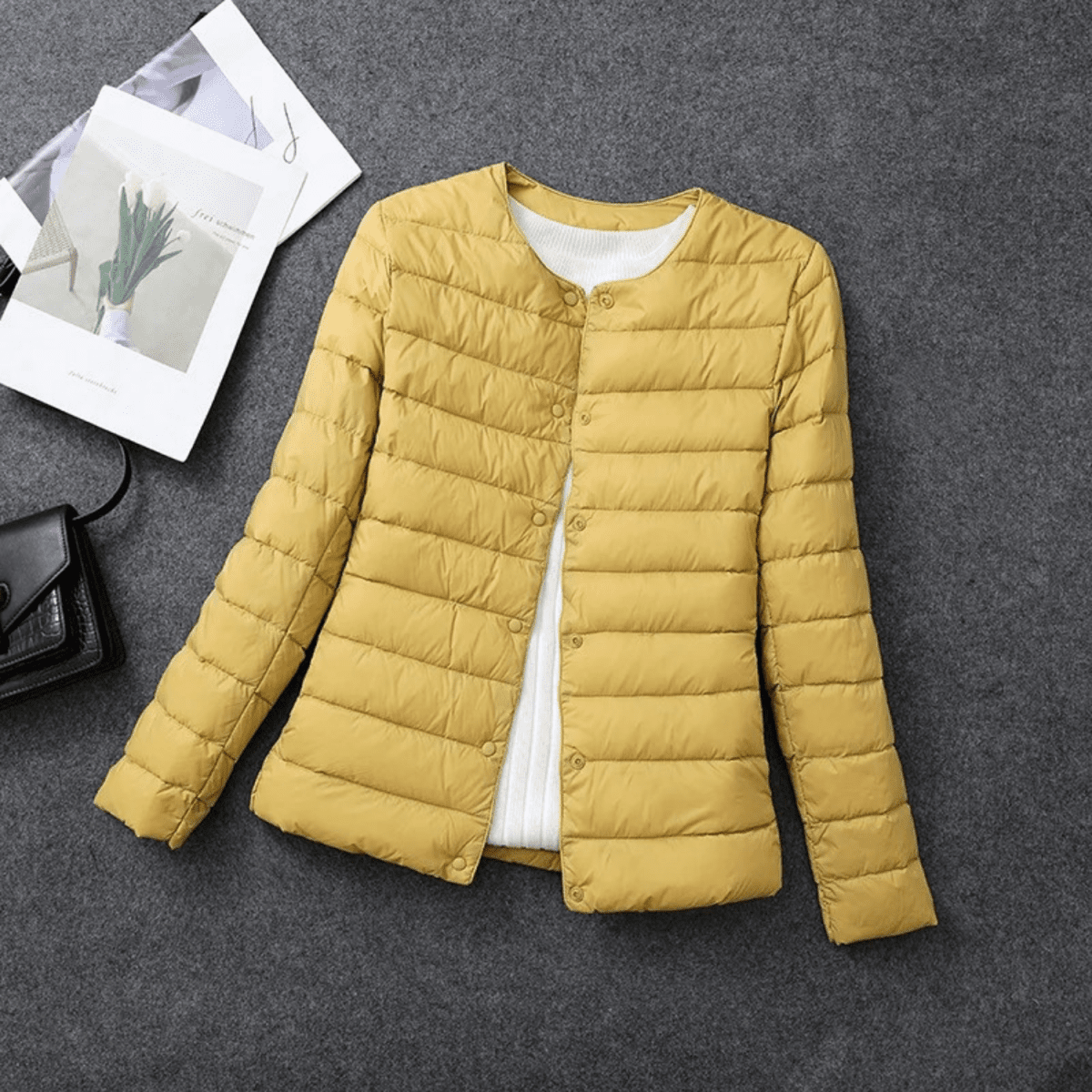 Lightweight Padded Down Jacket For Warm Breathable Comfort - Nalani - UK Fashion Clothing and Decor