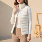Lightweight Puffer Vest for Layering and All Season Warmth - Nalani - UK Fashion Clothing and Decor