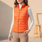 Lightweight Puffer Vest for Layering and All Season Warmth - Nalani - UK Fashion Clothing and Decor