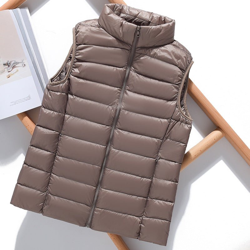 Lightweight Puffer Vest for Layering and All Season Warmth - Nalani - UK Fashion Clothing and Decor