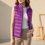 Lightweight Puffer Vest for Layering and All Season Warmth - Nalani - UK Fashion Clothing and Decor