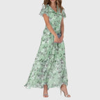 Lola | Flattering Wrap Midi Dress For Elegant Evenings And Daywear - Nalani - Fashion Clothing and Decor