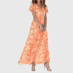 Lola | Flattering Wrap Midi Dress For Elegant Evenings And Daywear - Nalani - Fashion Clothing and Decor
