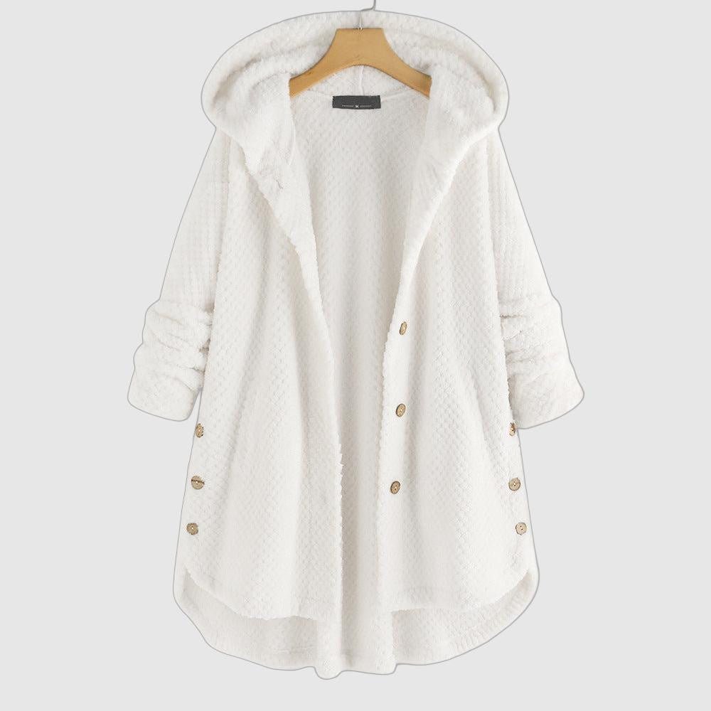 Loose Fit Hooded Sweater For Women Long Sleeves Casual - Nalani - UK Fashion Clothing and Decor