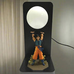 Lucento - Saiyan Power LED Lamp With Goku Figure Night Light - Nalani - UK Fashion Clothing and Decor