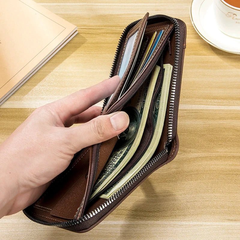 Luxury Leather Wallet With Card And Cash Compartments - Nalani - UK Fashion Clothing and Decor