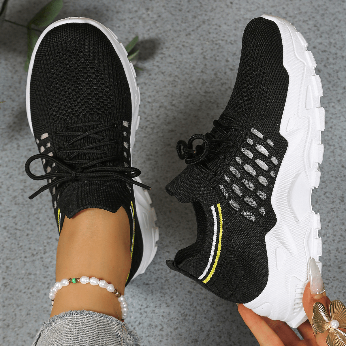 Maica | Orthopedic Sneakers For Comfort And Wide Toe Box With Arch Support And All Day Cushioned Fit - Nalani - Fashion Clothing and Decor