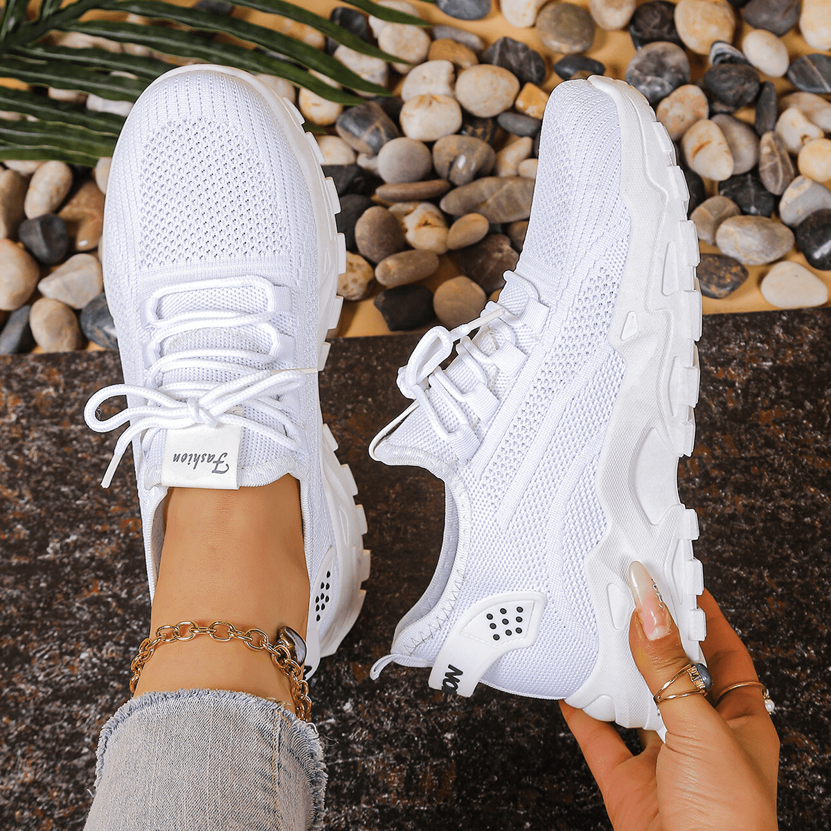 Maica | Orthopedic Sneakers For Comfort And Wide Toe Box With Arch Support And All Day Cushioned Fit - Nalani - Fashion Clothing and Decor