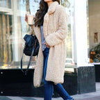 Malvioni | Warm Soft Long Teddy Winter Coat For Stylish Warmth - Nalani - UK Fashion Clothing and Decor
