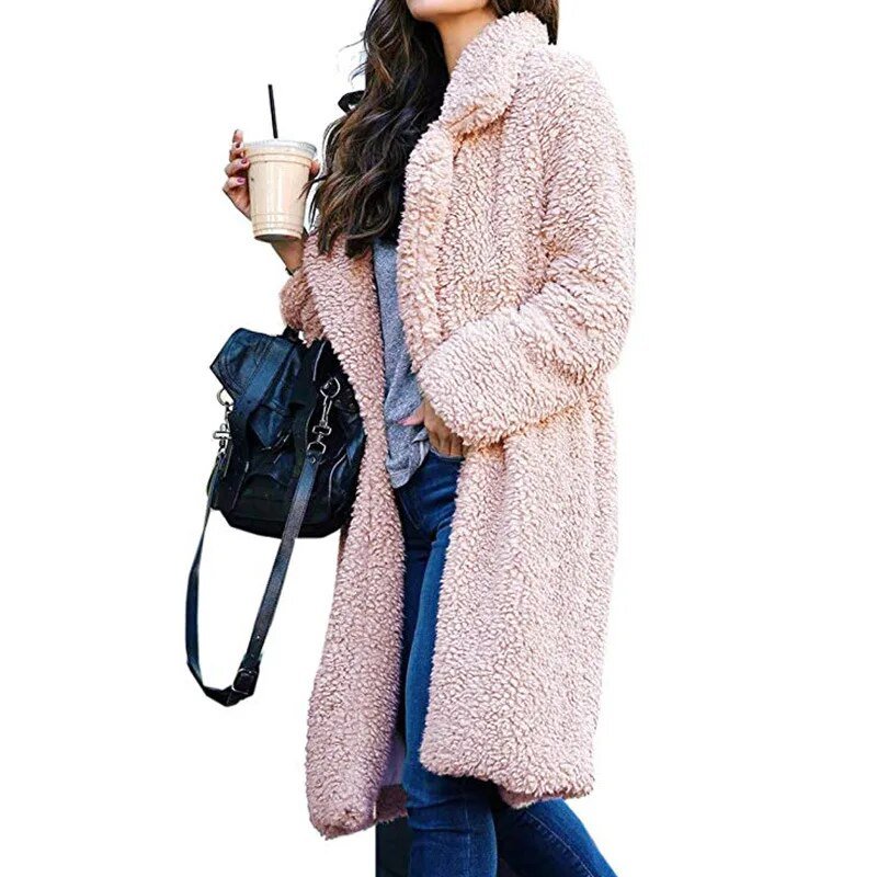 Malvioni | Warm Soft Long Teddy Winter Coat For Stylish Warmth - Nalani - UK Fashion Clothing and Decor