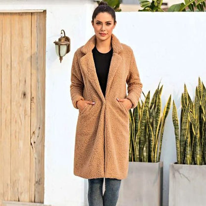 Malvioni | Warm Soft Long Teddy Winter Coat For Stylish Warmth - Nalani - UK Fashion Clothing and Decor