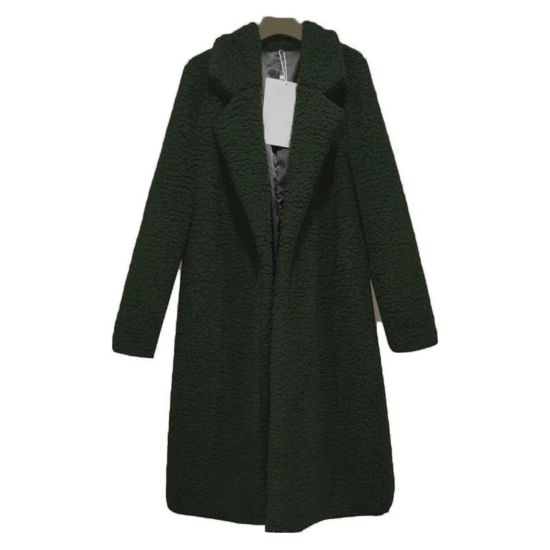 Malvioni | Warm Soft Long Teddy Winter Coat For Stylish Warmth - Nalani - UK Fashion Clothing and Decor