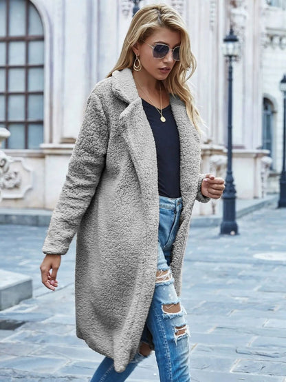 Malvioni | Warm Soft Long Teddy Winter Coat For Stylish Warmth - Nalani - UK Fashion Clothing and Decor